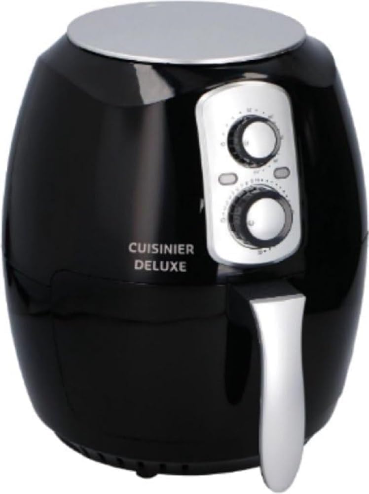 Deluxe Airfryer - 3,6L - 80 bis 200 °C - Timer bis 60 Min - 1400W