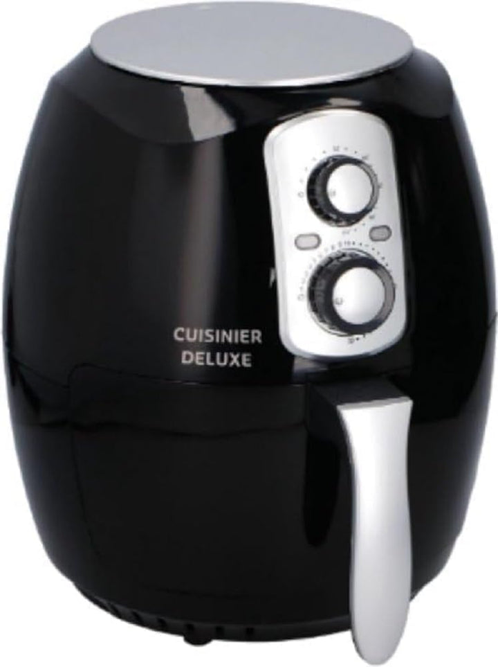 Deluxe Airfryer - 3,6L - 80 bis 200 °C - Timer bis 60 Min - 1400W