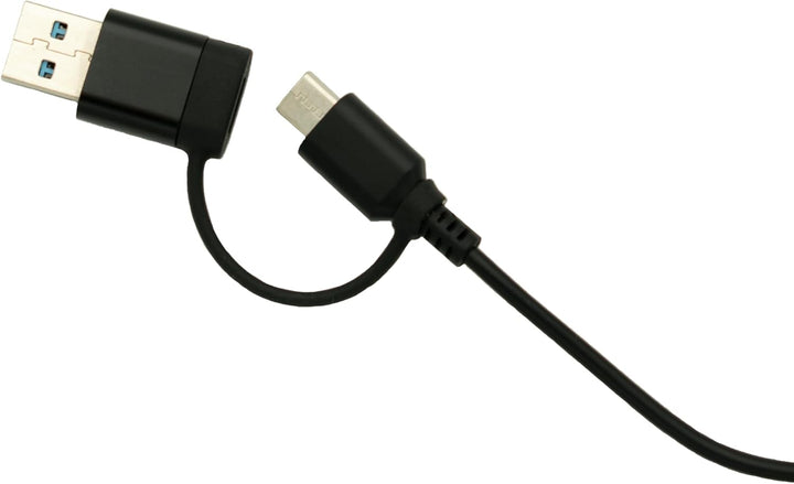 One UC Stereo Wired Headset - USB-A & USB-C - ENC Noise Cancelling Mic - Inline Controls - 40mm Spea