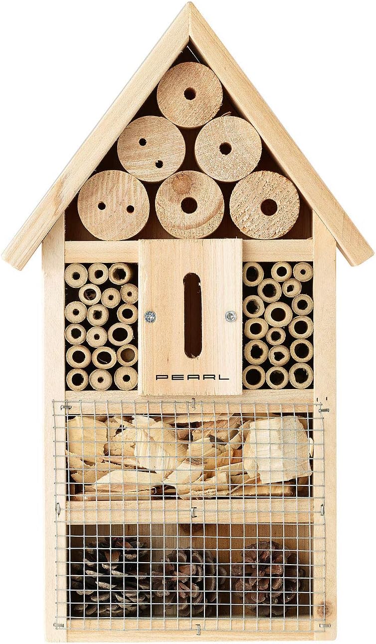 PEARL Insektenhaus: Insektenhotel-Bausatz, Nisthilfe und Schutz für Nützlinge (Insektenhotel Bausatz