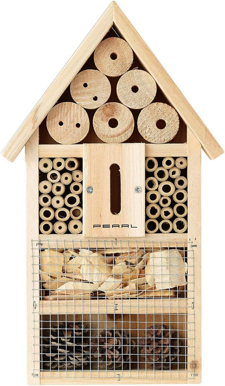 PEARL Insektenhaus: Insektenhotel-Bausatz, Nisthilfe und Schutz für Nützlinge (Insektenhotel Bausatz