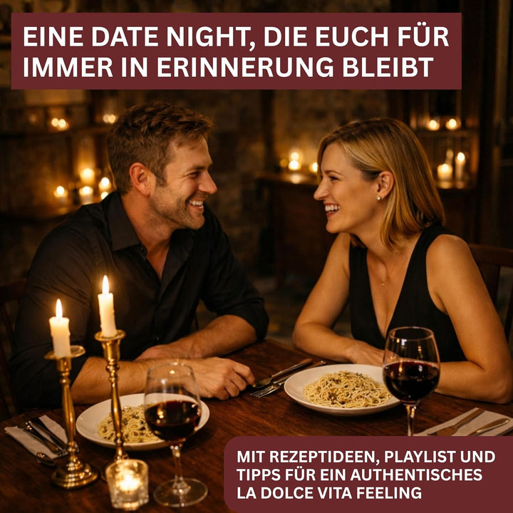Krimidinner 2 Personen La Dolce Vita - Krimi Dinner Date Night Edition - Krimispiel für Erwachsene,
