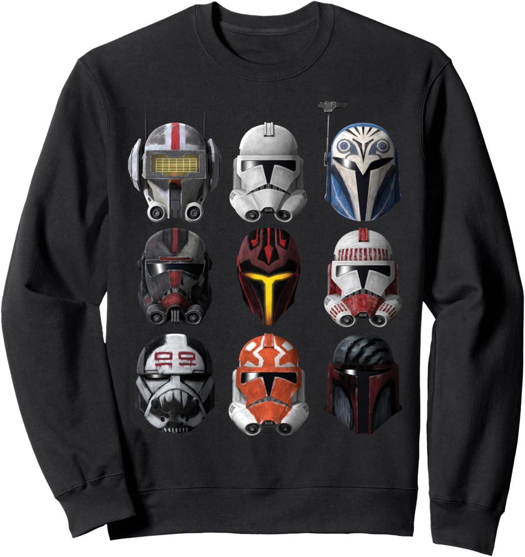 Star Wars: The Clone Wars Clone Helmets Sweatshirt