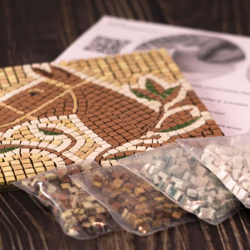 Mosaik Bastelsets 15x15cm, Apfel, Apfel