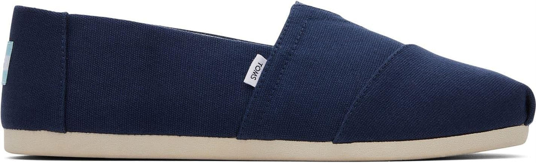 TOMS Herren Alpargata aus Recycelter Baumwolle Flache Slipper 39 EU Navy, 39 EU Navy