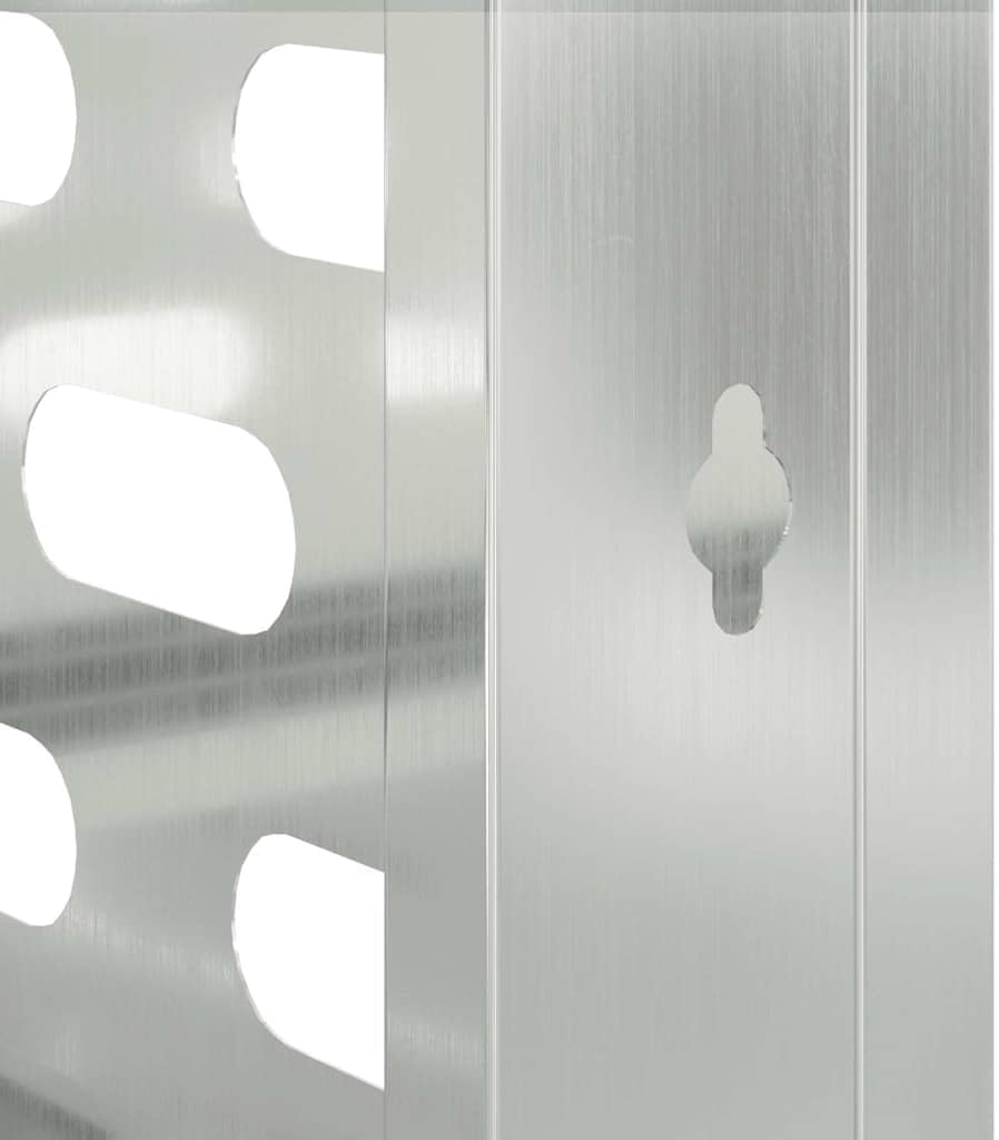 vidaXL Klimaanlagenabdeckung Silber 90 x 40 x 60 cm Verzinkter Stahl | Inspiriert von urbanem Loft-S