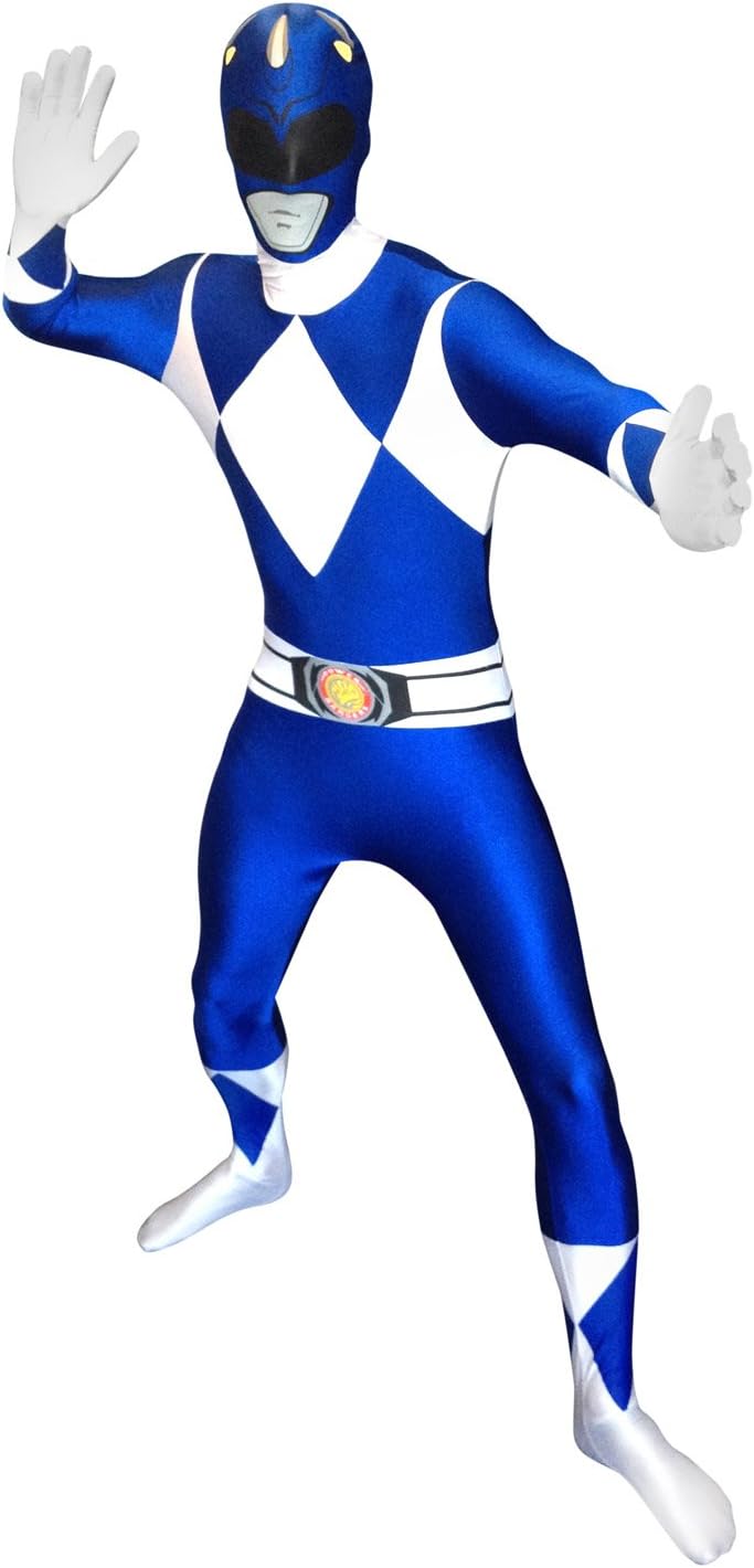 Morphsuits Power-Rangers Kostüm Blau L, Blau L
