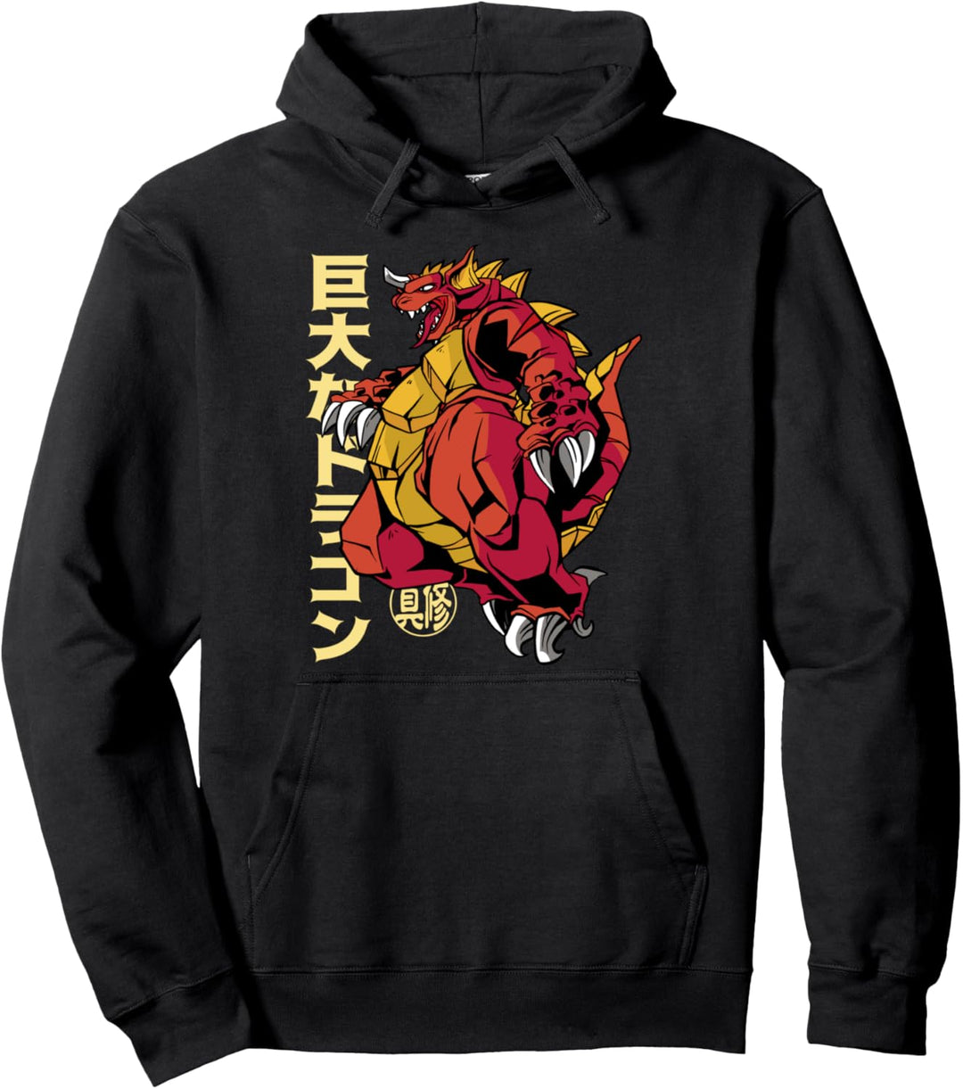 Drache japanischen Monster Anime Pullover Hoodie