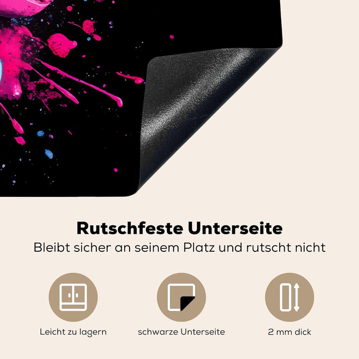 Herdabdeckplatte 90x52 cm Einteilig Küche Herdabdeckung Induktionsfeld Ceranfeld Herdabdeckplatten V