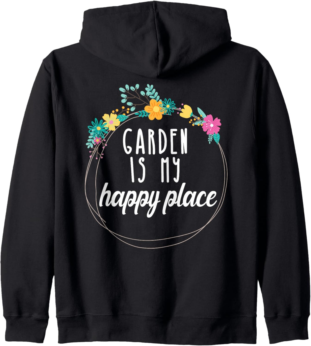 Garten Spruch Blumen Geschenk Kapuzenjacke