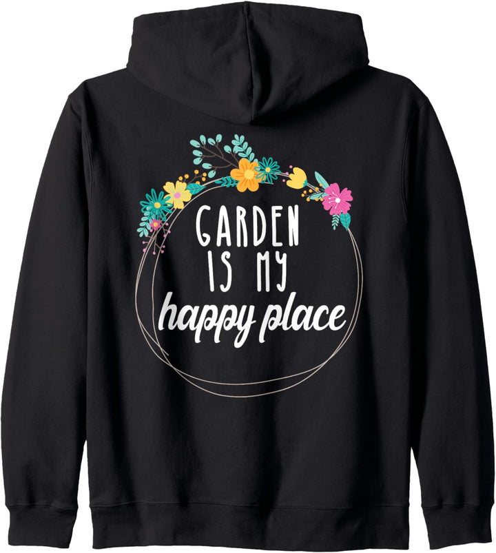 Garten Spruch Blumen Geschenk Kapuzenjacke
