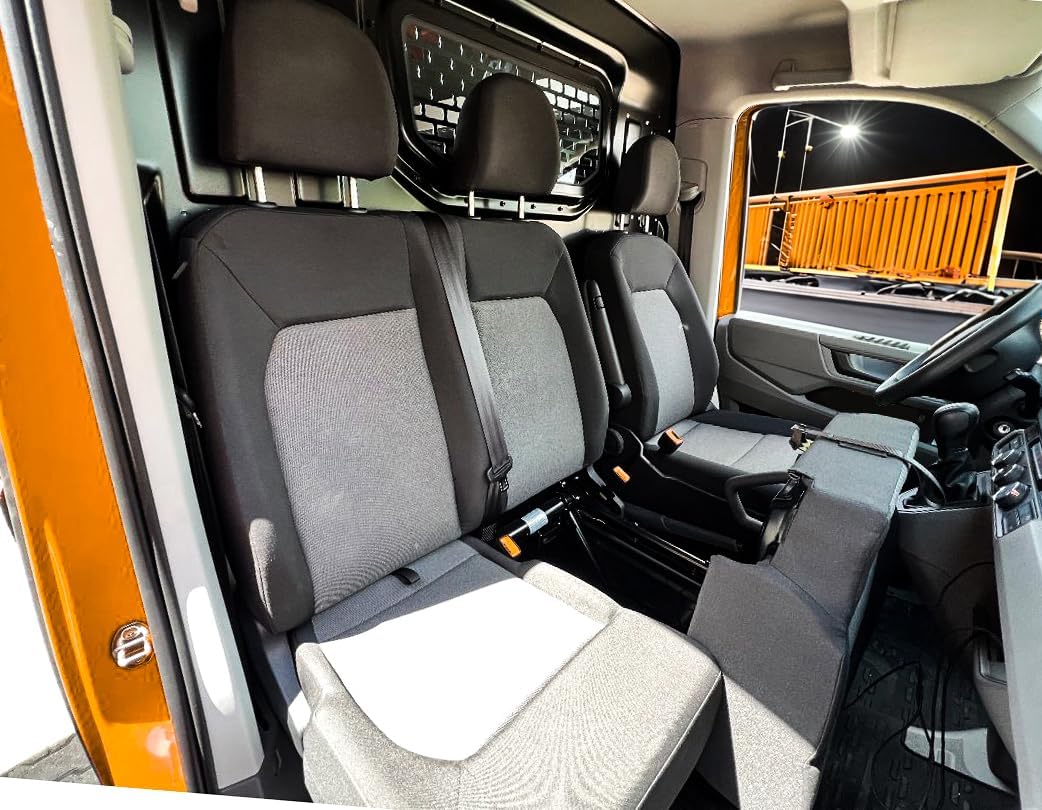 ERJOT Exclusive Autositzbezüge Sitzbezüge Massgefertigte kompatibel mit VW Crafter II (2016 -) Fahre
