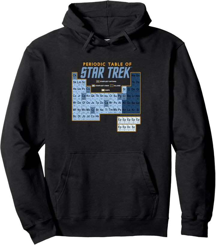 Star Trek The Original Series Periodic Table Pullover Hoodie