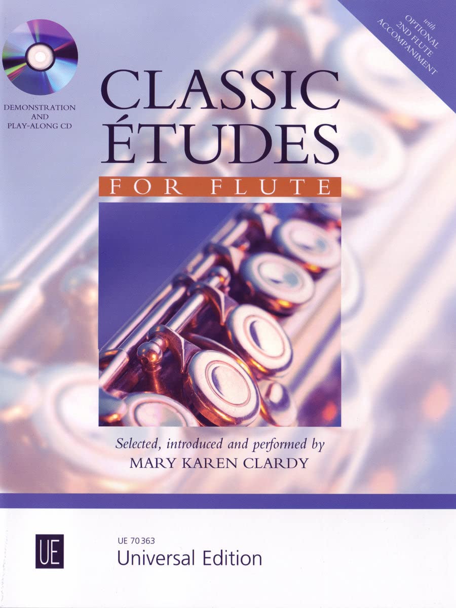 Classic Etudes mit Referenz CD: für Flöte (2. Flöte ad lib.). Ausgabe mit CD.: Flöte (2. Flöte ad li