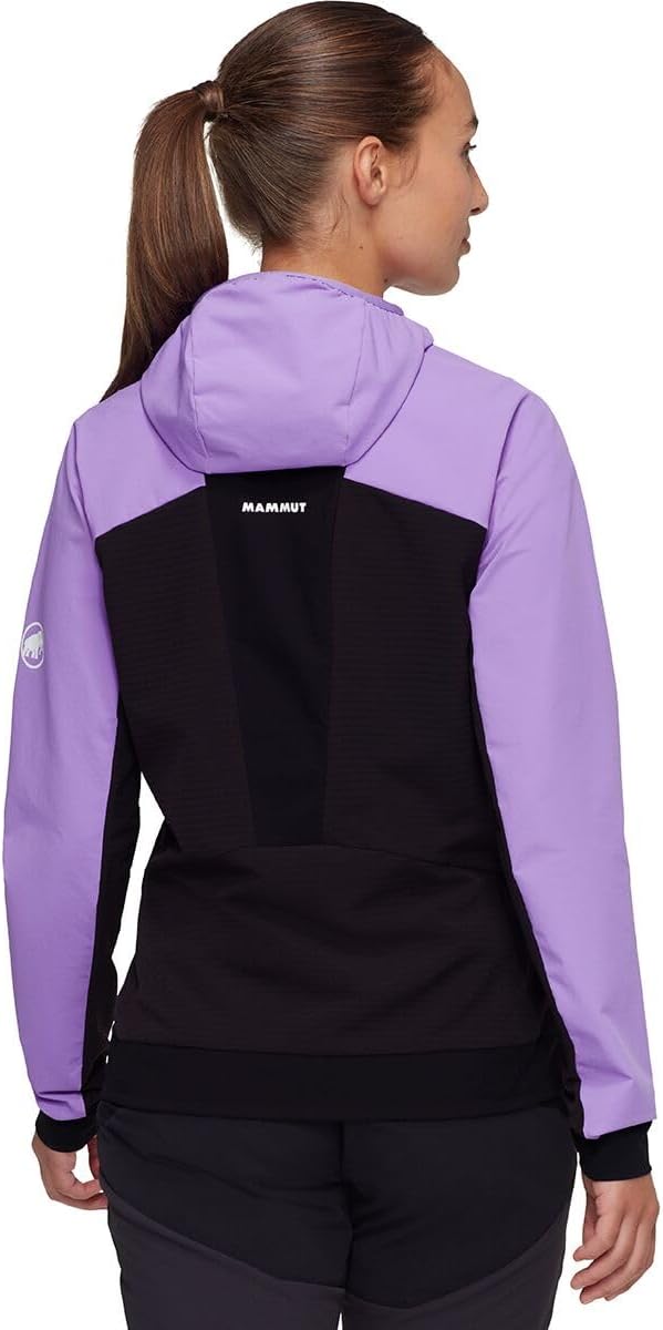 Mammut Damen Aenergy SO Hybrid Hoodie Jacke Softshelljacke Outdoorjacke M Lavandin/Schwarz, M Lavand