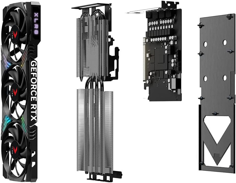 PNY GeForce RTX™ 4070 12GB XLR8 Gaming Verto Epic-X RGB™ Overclocked Triple Fan Grafikkarte DLSS 3 R