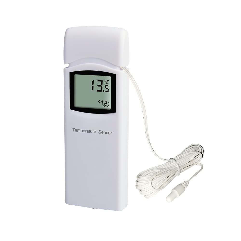 froggit DP30 Multi-Kanal Temperatur Funksensor mit wasserfestem Kabelfühler