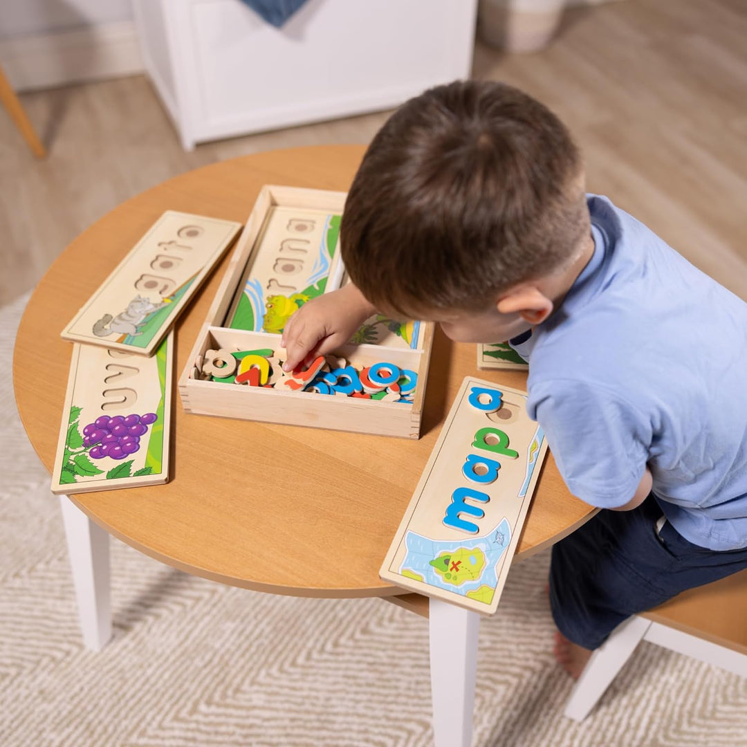 Melissa & Doug Spanisch Sehen & Buchstabieren Lernspielzeug für das Sprachenlernen Spanish Sehen & B