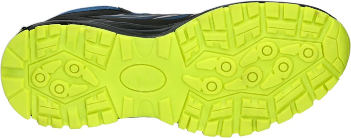 Brütting Herren Norwalk High Traillaufschuh 36 EU Blau Schwarz Lemon, 36 EU Blau Schwarz Lemon