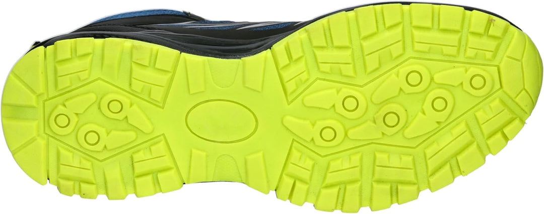 Brütting Herren Norwalk High Traillaufschuh 39 EU Blau Schwarz Lemon, 39 EU Blau Schwarz Lemon