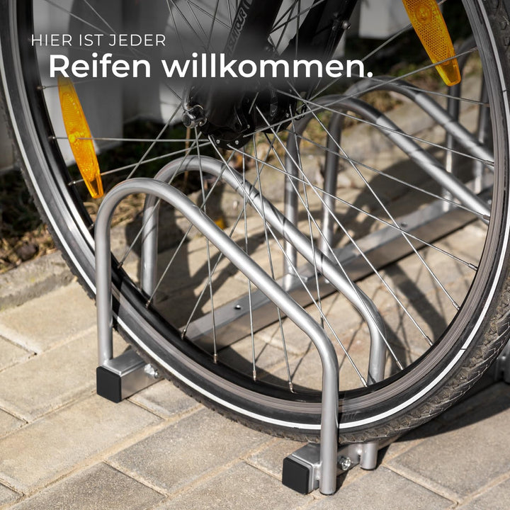 TecTake Fahrradständer für Fahrräder Fahrradparker Bike Fahrrad Ständer Rad aussen - Diverse Modelle