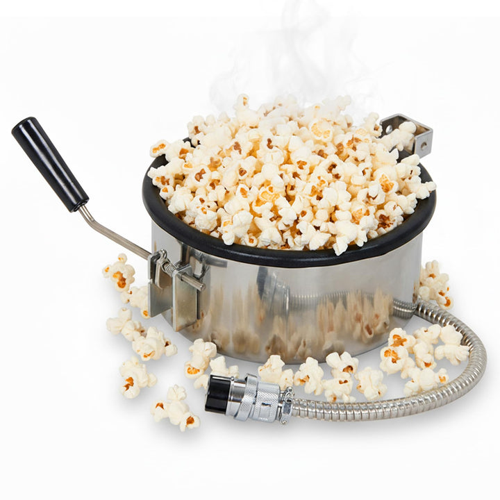 Heissluft Popcornmaschine Zubehör – 3 holes-15mm Popcorntopf, Elektrische Handgekurbelte Popcorn-Her