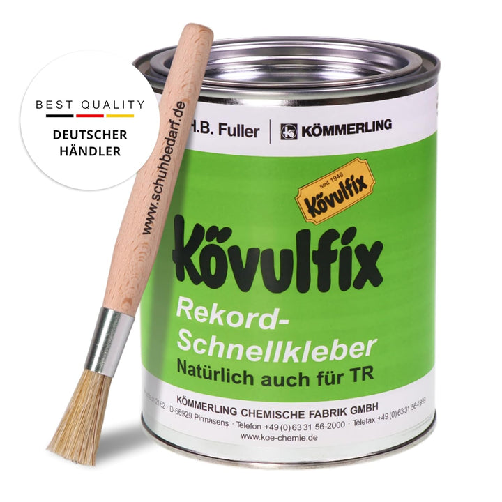Kövulfix Rekord 600g Schnellkleber + Sparbehälter 0,4l + Auftragspinsel Kontaktklebstoff Universalkl