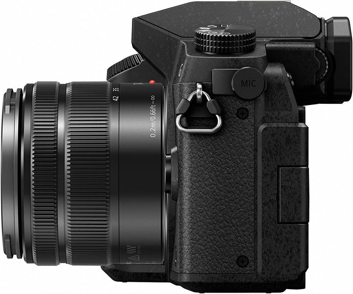 Panasonic DMC-G70KEG-K Lumix Systemkamera (16 Megapixel, 4K Video, 7,5 cm (3 Zoll) Touchscreen, WiFi