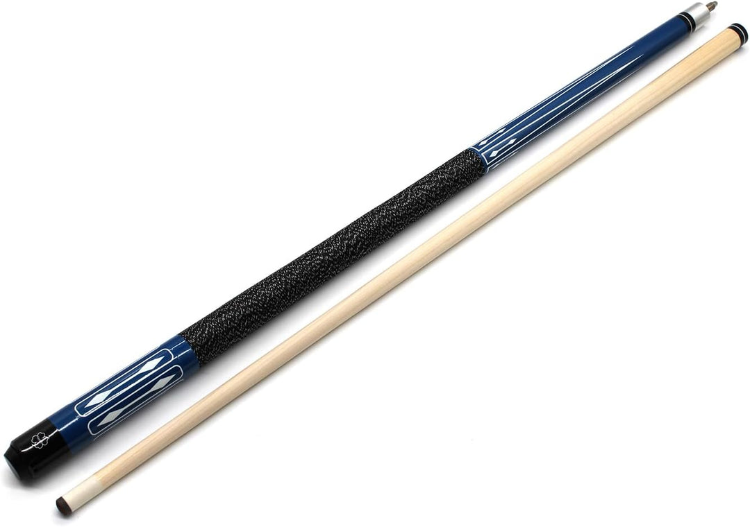 Billardqueue Pool Queue First, 2-teilig, 147 cm, 520 gr Blau, Blau