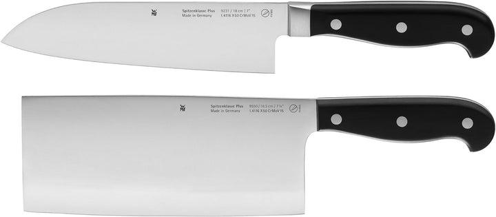 WMF Spitzenklasse Plus Asia Messerset 2teilig, Made in Germany, 2 Messer geschmiedet, Küchenmesser S
