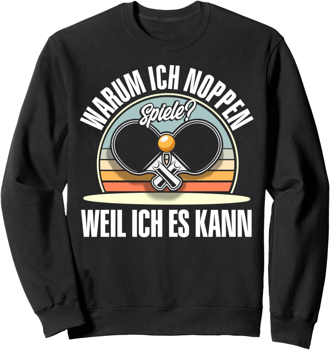 Tischtennis Tischtennisplatte Tischtennisschläger Ping Pong Sweatshirt