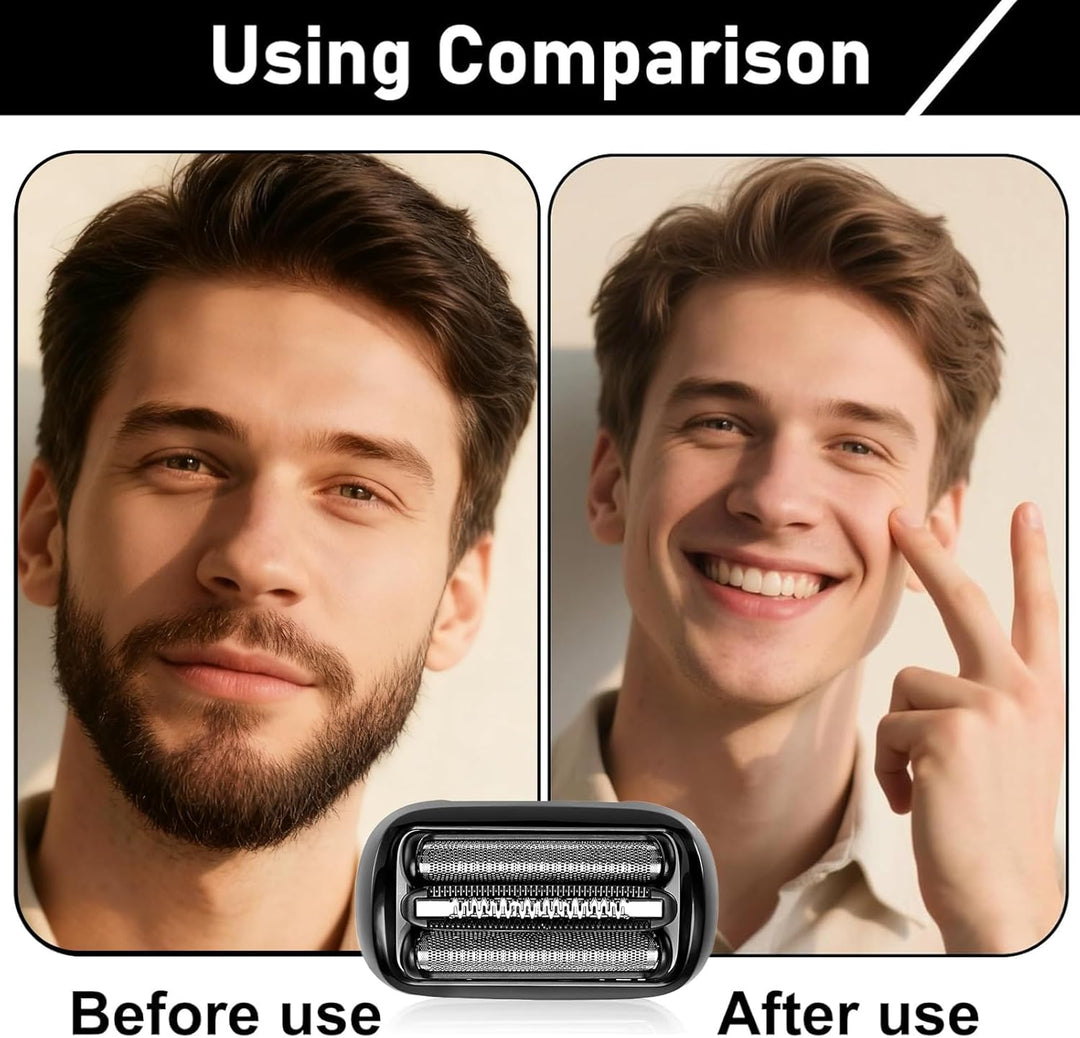 53B Scherköpfe Serie 5, Scherkopf S5 Kompatibel mit Herrenrasierer der Serie 5 und 6, Bequemes und S