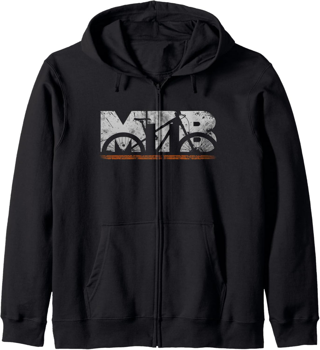 Cooles MTB Mountainbike Geschenk Herren Vintage Retro Kapuzenjacke
