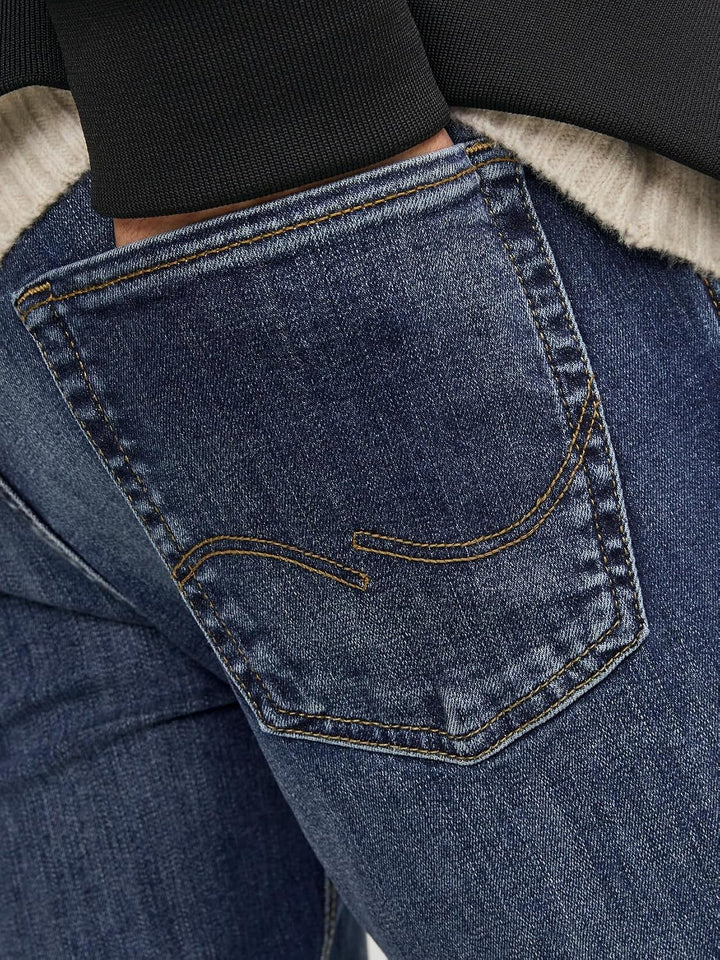 JACK &amp; JONES Herren Skinny Jeans 33W / 32L Dunkelblau, 33W / 32L Dunkelblau