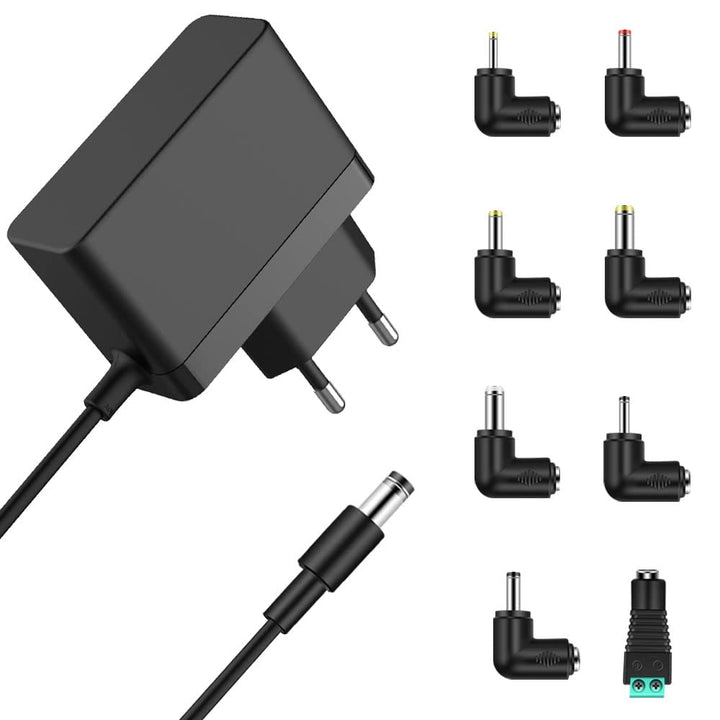 Bouge 12V Netzteil kompatibel mit Makita Baustellenradio DMR 115 / DMR 114 Ladekabel Mit 8 Steckern,