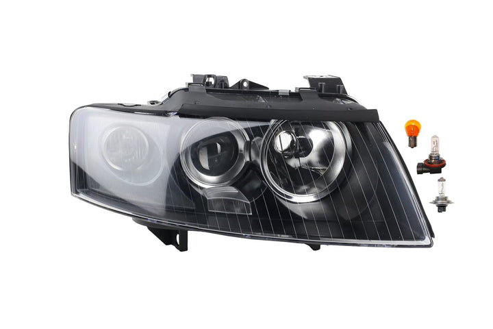 Johns, Scheinwerfer passend für Audi A4 Cabrio 2002-2005 H9 H7 rechts mit Leuchtmittel
