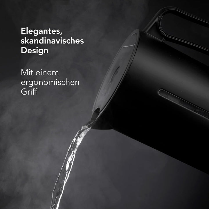 Wilfa SVART FORMAT Wasserkocher - mit einem Fassungsvermögen von 1,25 Liter, 2200 Watt, aussenliegen
