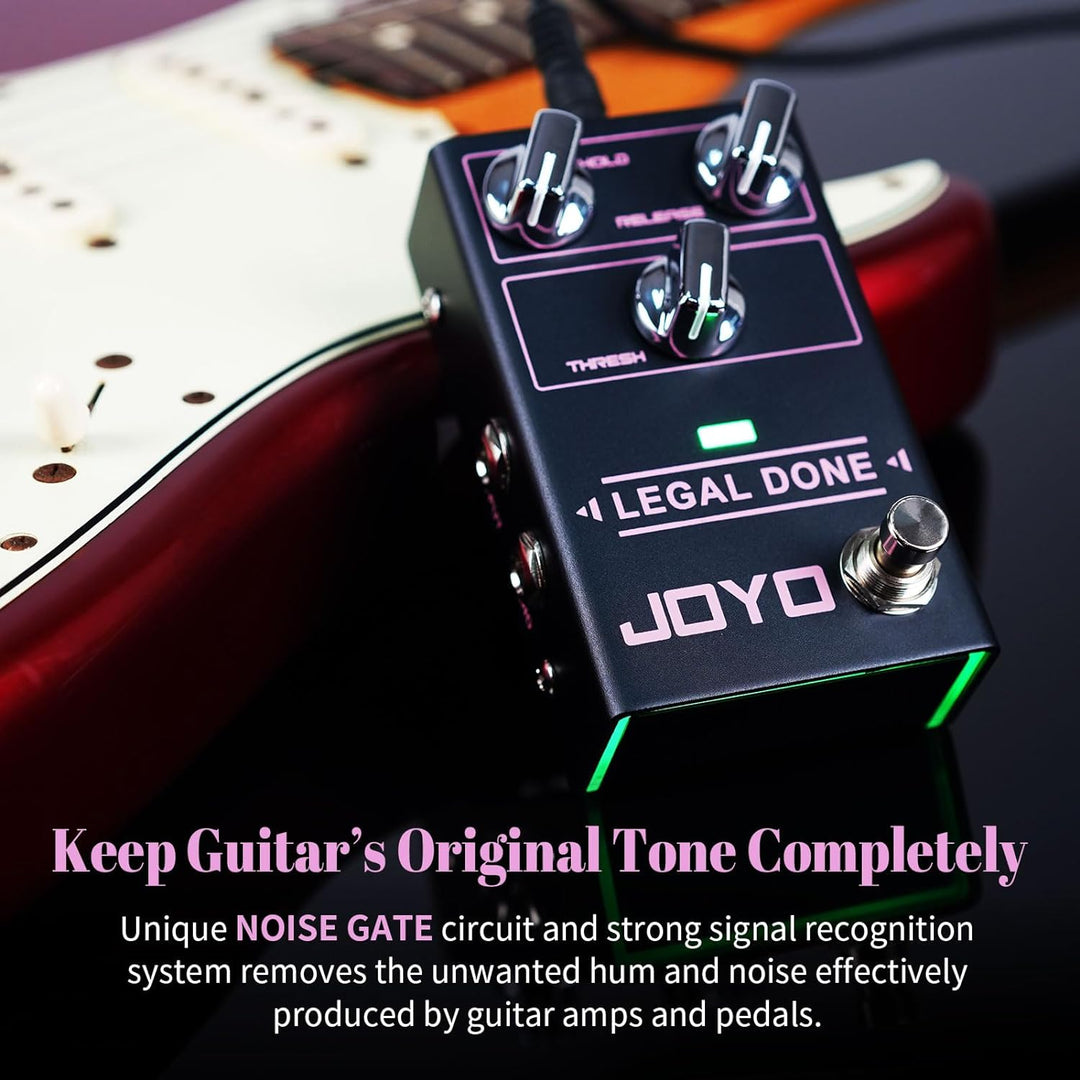 JOYO Noise Gate Pedal Noise Suppressor Gitarre Pedal Noise Killer und Reduktion Brummen für E-Gitarr