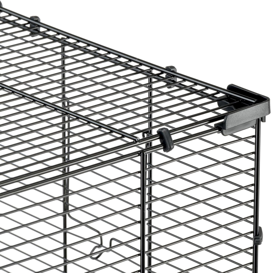 Ferplast Vogelkäfig Wellensittich Käfig Exotenkäfig, inkl. Vogelspielzeug, Vogel-Futternapf, Vogel-S