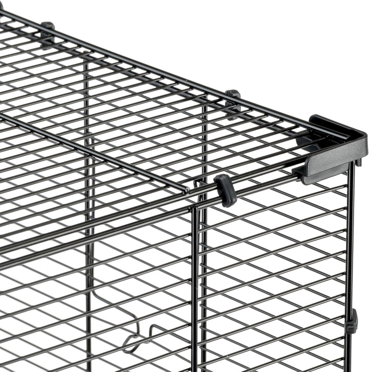 Ferplast Vogelkäfig Wellensittich Käfig Exotenkäfig, inkl. Vogelspielzeug, Vogel-Futternapf, Vogel-S