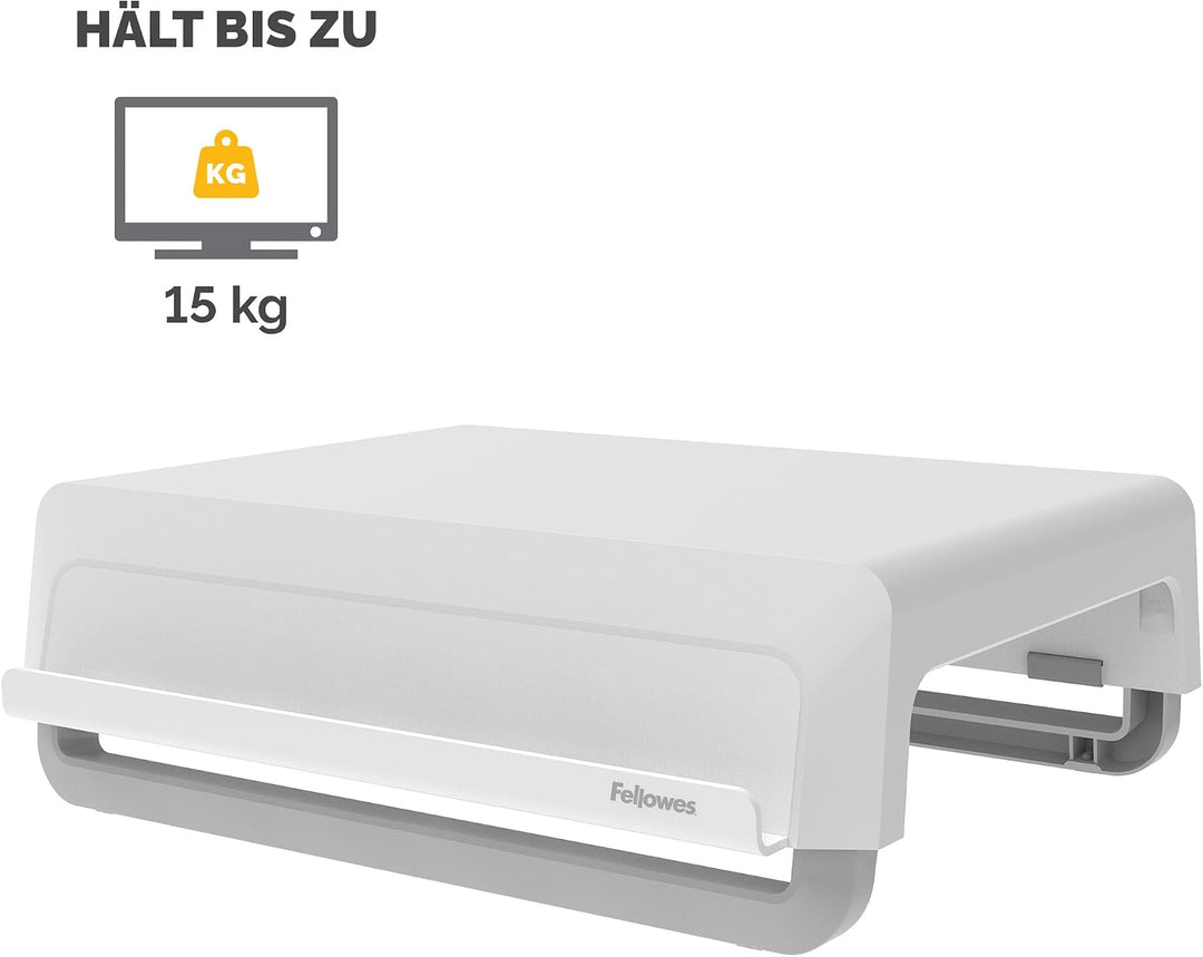 Fellowes Breyta™ Monitorständer für den Schreibtisch, 3 Höhenstufen, tragbar, ergonomisch verstellba