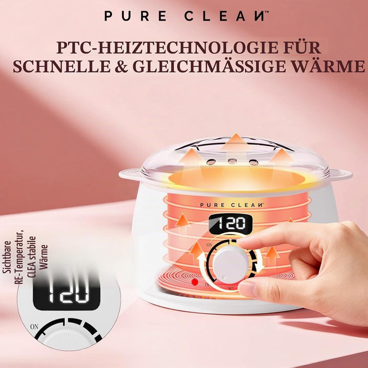 PURECLEAN 10-Minuten Wax Maschine mit digitaler Temperaturregelung – geeignet für alle Wachsarten, i