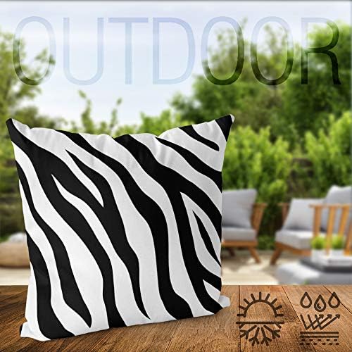 VOID Zebramuster gestreift Kissenbezug Kissenhülle Sofakissen Kissen Deko Outdoor-Kissen Dekokissen,