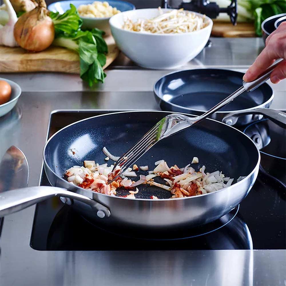 Greenpan Geneva Thermolon Ceramic Non-Stick 28cm Wokpfanne