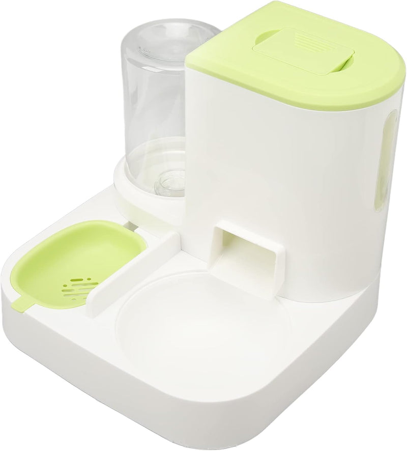 RiToEasysports Automatischer Hunde-Katzen-Schwerkraft-Futter- und Wasserspender-Set, 2,2-l-Futterbeh