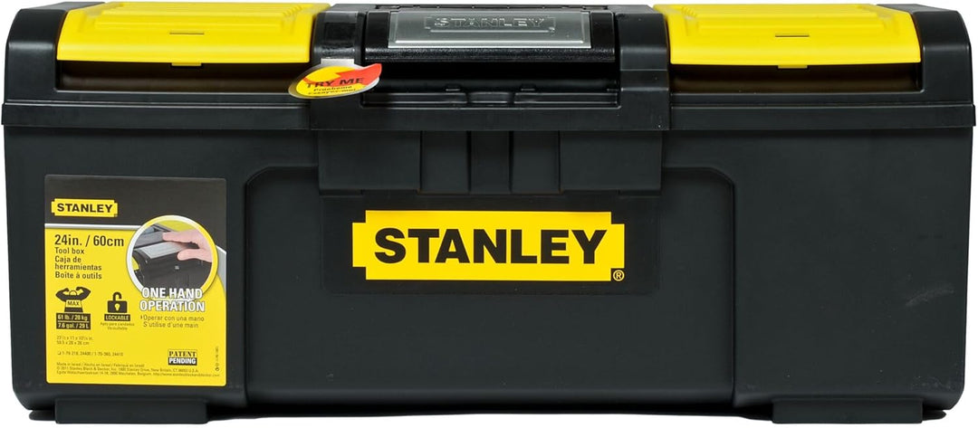 Stanley Werkzeugbox / Werkzeugkoffer Basic 1-79-218 (24", 60x28x26cm, Koffer mit Schnellverschluss u