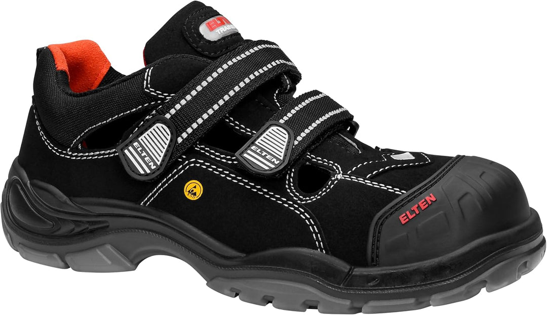 Elten 726661-38 Scott Pro, S1P Sandale ESD Schwarz 38 EU Einfarbig, Schwarz 38 EU Einfarbig