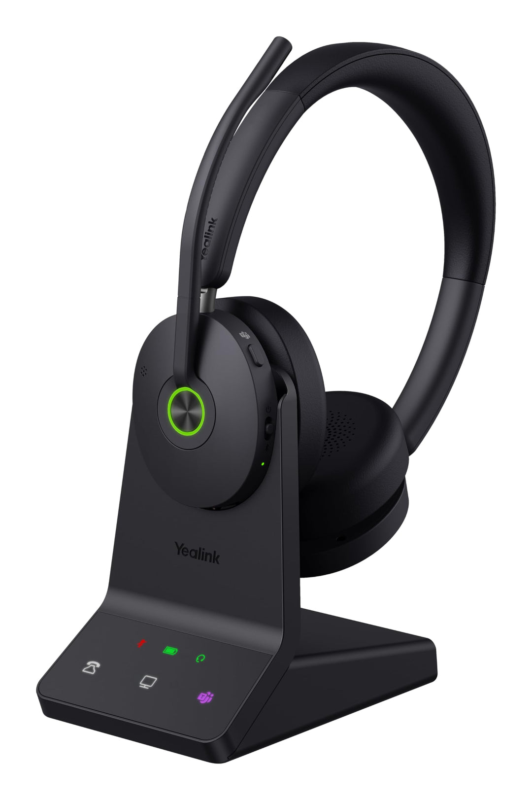 Yealink WH68 DECT & Bluetooth kabelloses Dual Headset | Microsoft Teams Zertifiziert | mit Workstati