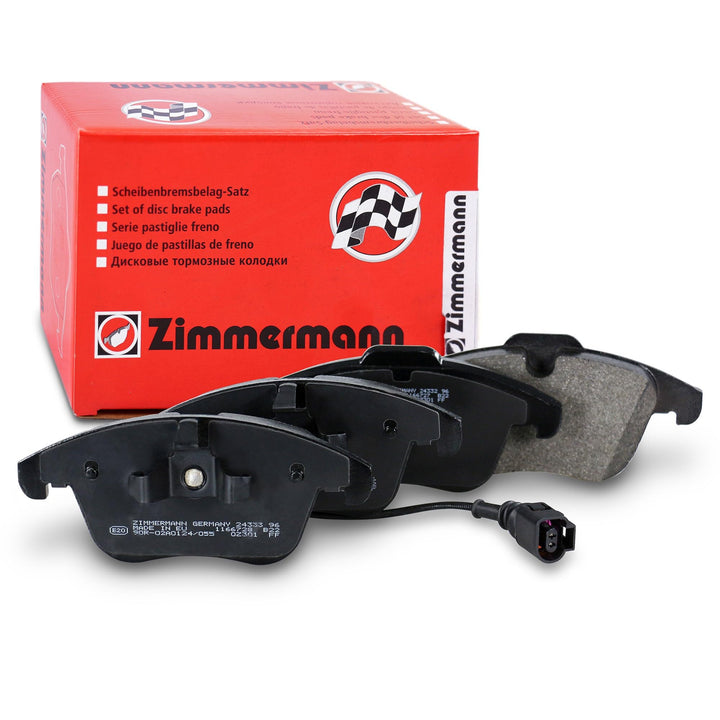 ZIMMERMANN 24333.200.1 Serie Bremsbelagsatz, Hinten, inklusive Platte dämpfend