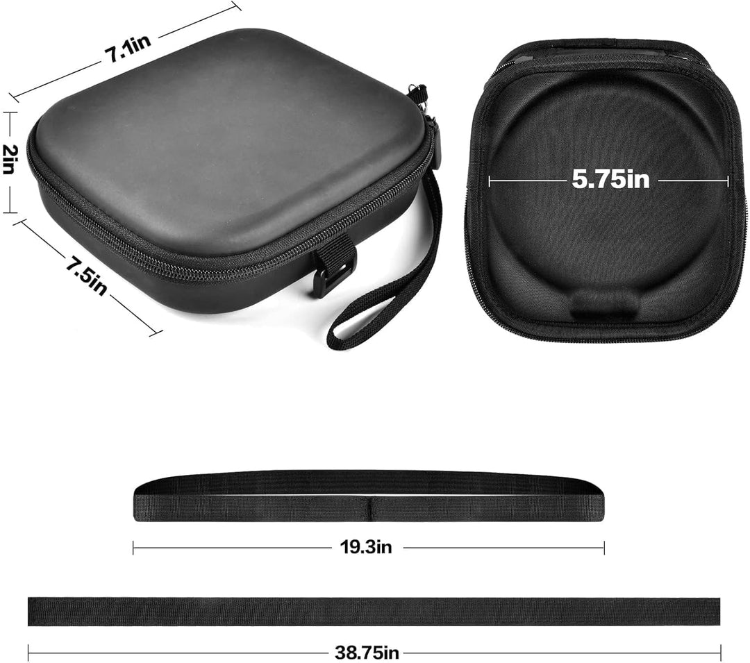 ANKHOH Tragbare CD-Player-Hülle für persönlichen Disc-Player, Reise-Aufbewahrung, Halterung für Kopf